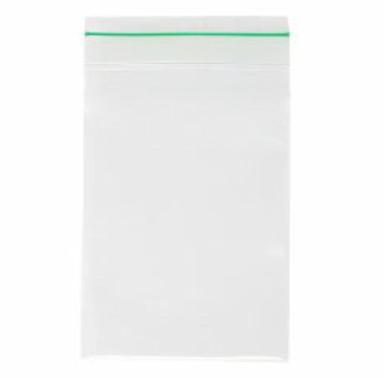 3 x 3, Clear 2 Mil Reclosable Bags with Recycle Logo