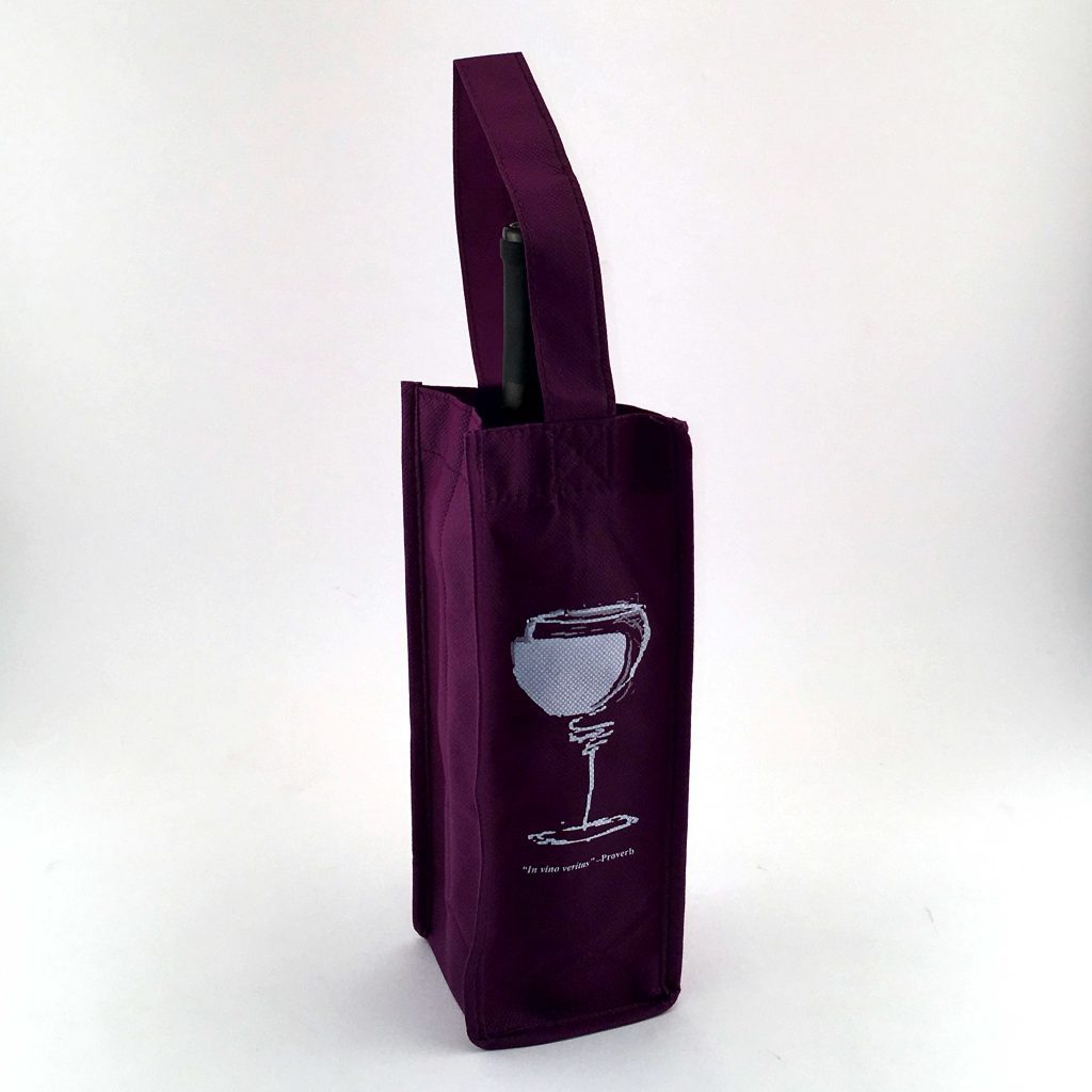 woven wine bag